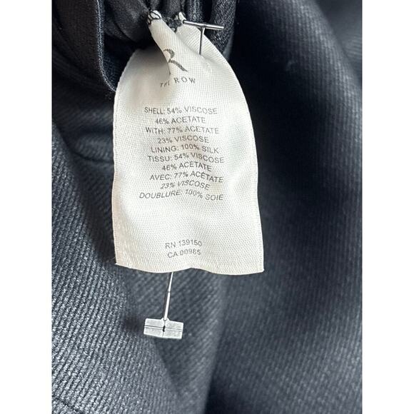 B64 The Row Square Neck Mini Dress 4 Quiet Luxury Old Money Career First Lady - Picture 9 of 10